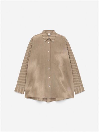 Рубашка из хлопка и шелка артикул 1298358001