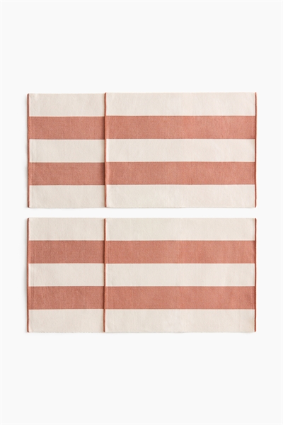 Набор из 4 хлопковых подставок под тарелки артикул 1307760003