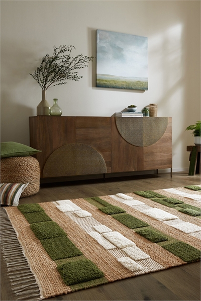 Ковер из джутовой смеси Medina Blocks артикул 1308852001