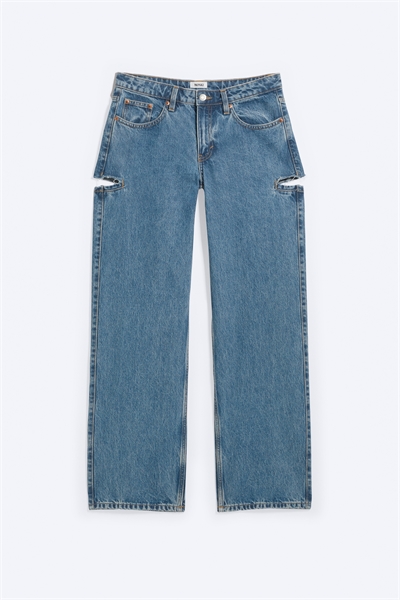 Джинсы Imoo Cut с низкой посадкой и широкими брючинами свободного кроя артикул 1325047001