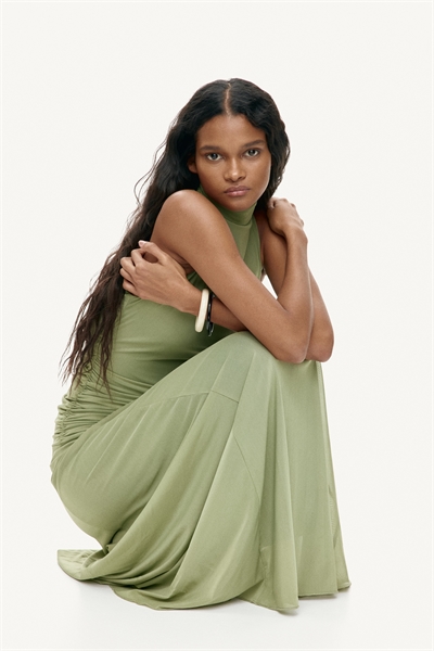 Платье из сетки с сборками артикул 1329767003