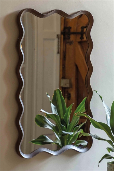 Короткое зеркало с волнистым краем артикул 1360030001