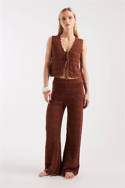 Жилет с завязками спереди co-ord артикул 155388659