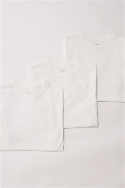 Футболка Essentials, 3 шт. в упаковке, прямой крой артикул 151963171