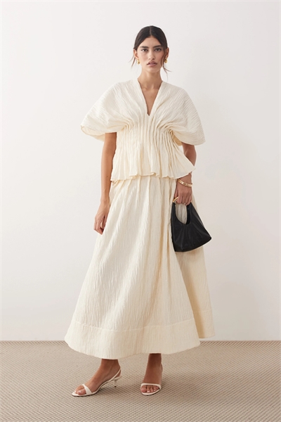 Макси-юбка с гофрированной текстурой co-ord артикул 152631277