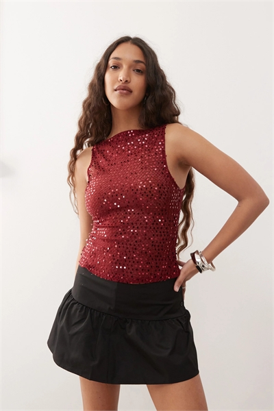 Трикотажный жилет с пайетками от Dudley артикул 146853007