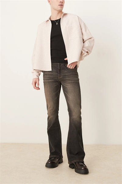 Джинсы клеш артикул 153750430