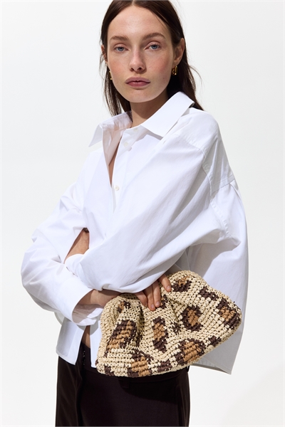 Клатч из соломы артикул 1229393002