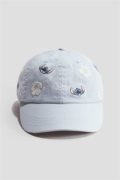 Кепка из саржи с узором артикул 1236944016