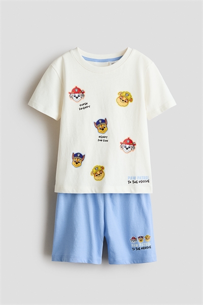 Пижама из хлопка с принтом артикул 1318206016