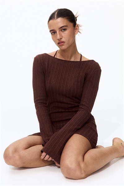 Пляжное платье с лодочным вырезом артикул 1327308001