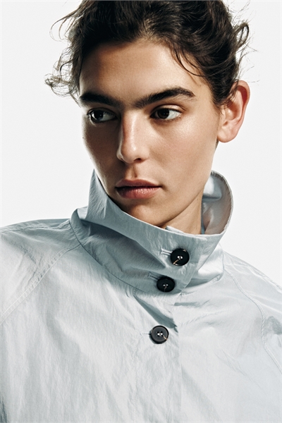 Куртка свободного кроя с волнистым подолом артикул 1329343003