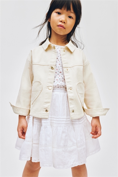 Куртка из твила с карманами на груди артикул 1329656002