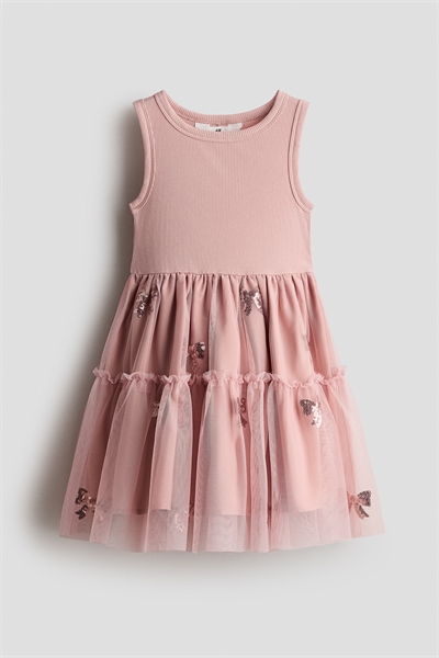 Платье с тюлевой юбкой артикул 1334853006