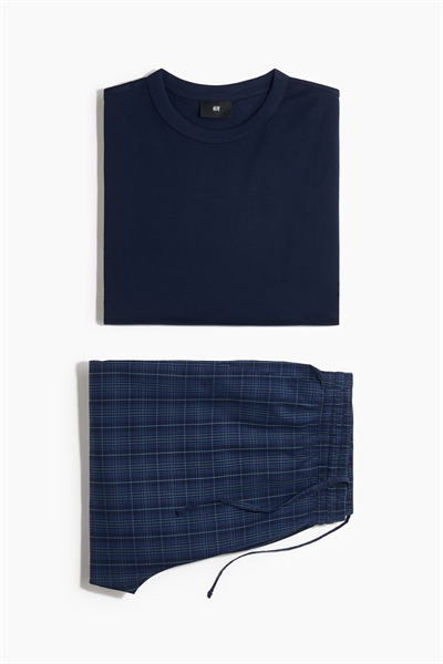 Комплект домашней одежды из хлопка из двух предметов артикул 1335057002