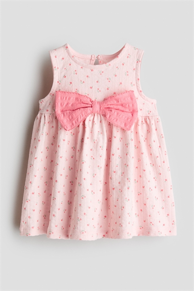 Хлопковое платье с бантиком артикул 1335848001