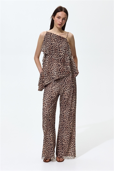 Брюки из сетчатой ткани на резинке артикул 1347975001