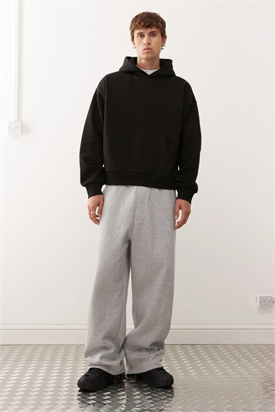 Джоггеры из плотного джерси свободного кроя с широкими брючинами артикул 149293301