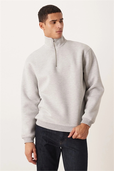 Свитшот с длинной застежкой-молнией артикул 151334189