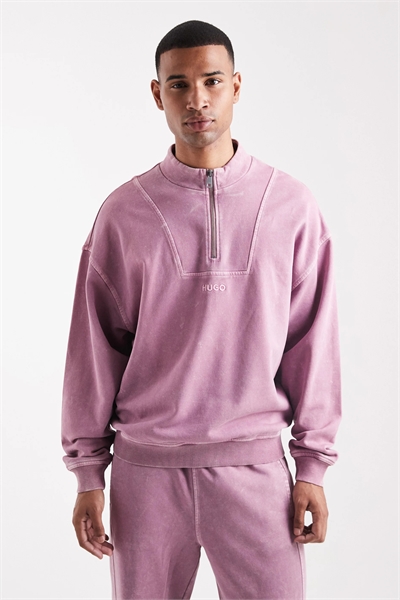 Свитшот Nebuzip с центральным логотипом, свободный крой, с полузастежкой-молнией co-ord артикул 148444500