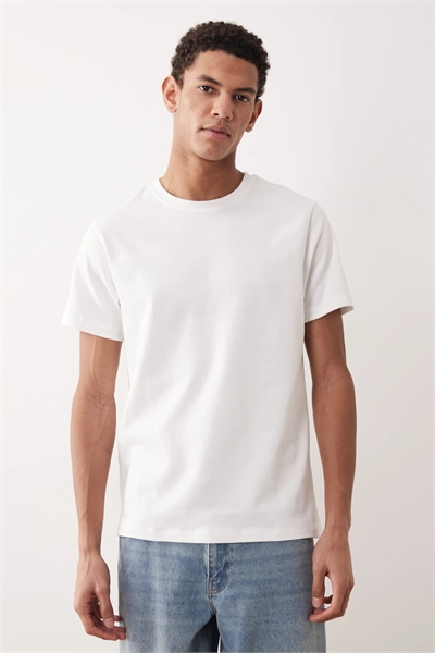 Футболка свободного кроя из ткани супер-хэвивейт артикул 154233321