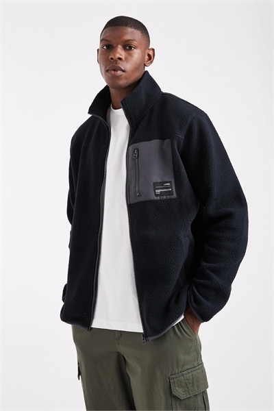 Флисовая куртка на молнии артикул 149999674