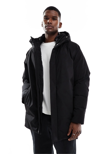 Парка с капюшоном из флиса артикул 148489090