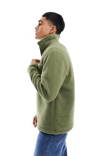 Флисовая кофта с 1/4-застежкой-молнией артикул 130949139