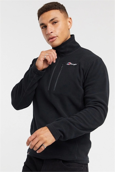 Мужской флисовый свитер с полузастежкой-молнией из материала Polartec Prism артикул 150728641