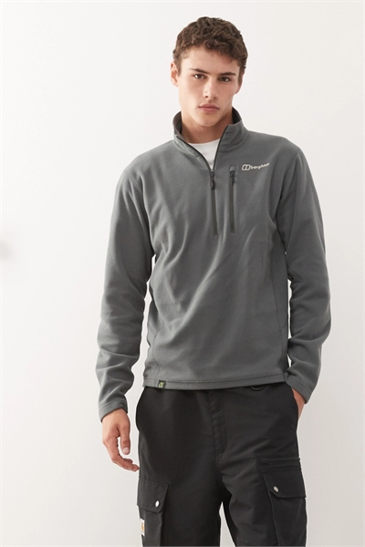 Мужской флисовый свитер с полузастежкой-молнией из материала Polartec Prism артикул 150728468