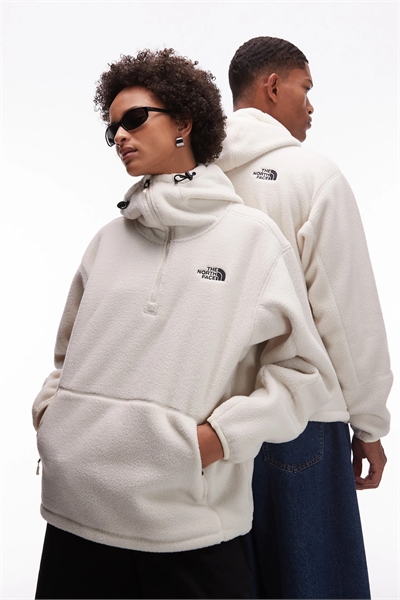 Универсальная флисовая толстовка с капюшоном и полузастежкой-молнией от Dirus артикул 149247453