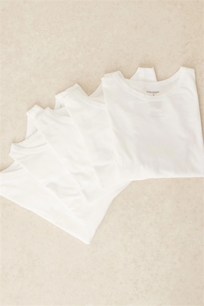 Набор из 5 базовых футболок для дома артикул 150410133