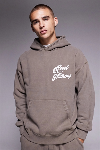 Свободная толстовка с капюшоном артикул 151112152