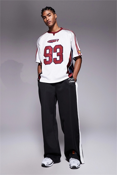 Джоггеры в стиле ретро с прямыми брючинами артикул 151926744