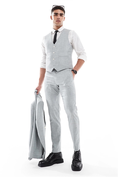 Облегающие брюки для свадебного костюма артикул 141531550