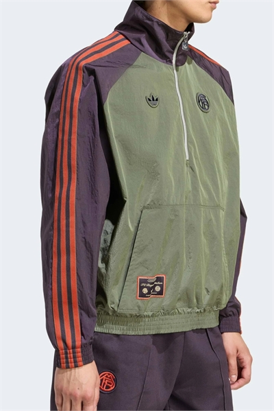 Куртка с полузастежкой-молнией Fc Bayern Terrace Icons артикул 151370446