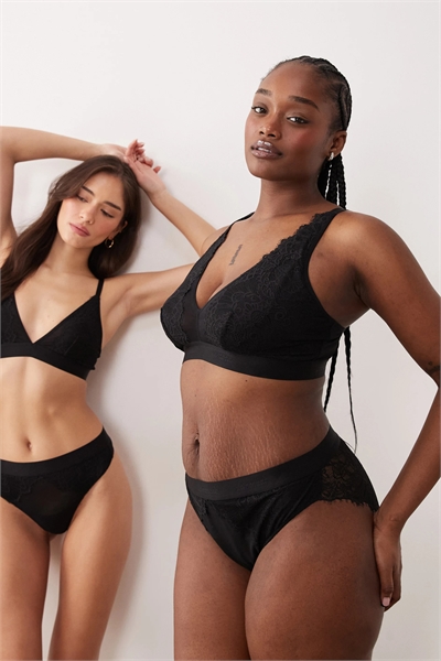 Бралетт «Fuller Bust Synergy» из кружева и сетки артикул 153724381