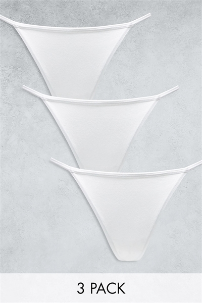 Хлопковые стринги Jennie, упаковка из 3 штук артикул 150201744