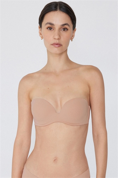 Нью-Йоркский бюстгальтер-бандо с мягкими чашками из микрофибры артикул 153538670