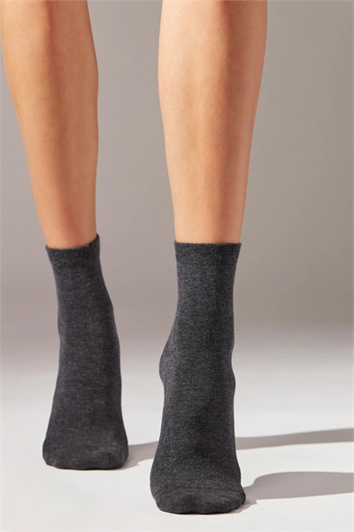 Короткие носки с декоративной окантовкой артикул 153164480