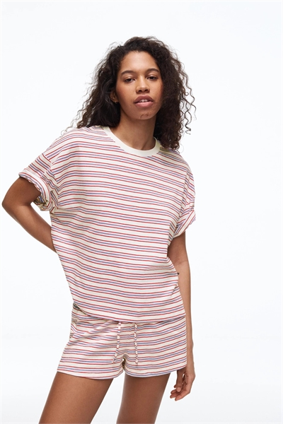 Шорты из плюша с эластичным поясом артикул 156237676