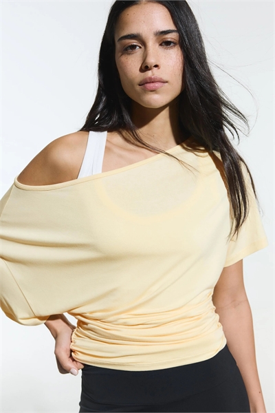 Футболка с коротким рукавом и асимметричным принтом артикул 156594618