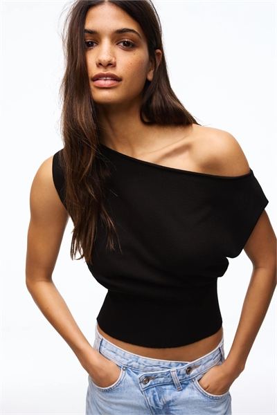 Топ с лодочным вырезом артикул 156594719