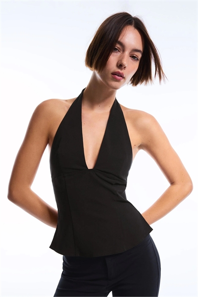 Топ с застежкой-молнией спереди артикул 156484029