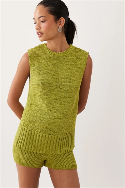 Трикотажная майка из ленточной пряжи co-ord артикул 153630567