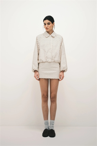 Эксклюзивная мини-юбка с техническим карнизом co-ord артикул 154869020