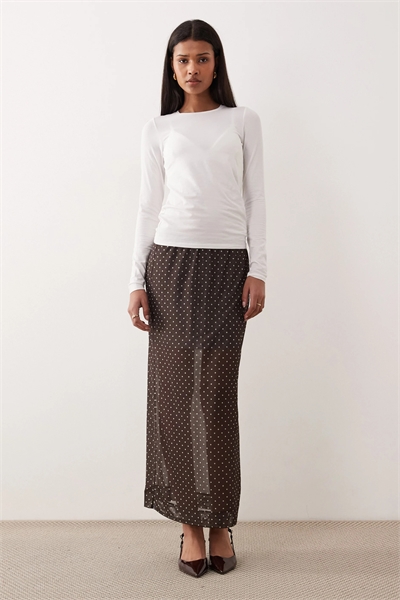 Юбка-миди из сетки артикул 151022093