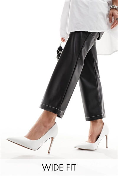 Туфли-лодочки с заостренным носком и высоким каблуком, широкая колодка, Пафос артикул 131489171