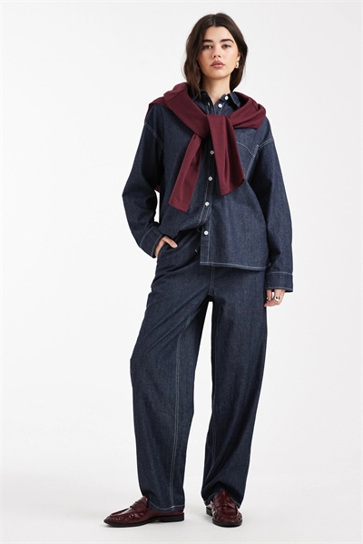 Джинсы Gina с завязками на талии co-ord артикул 153367971