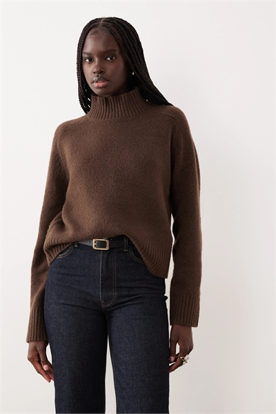 Свитер с воротником-воронкой артикул 154314999